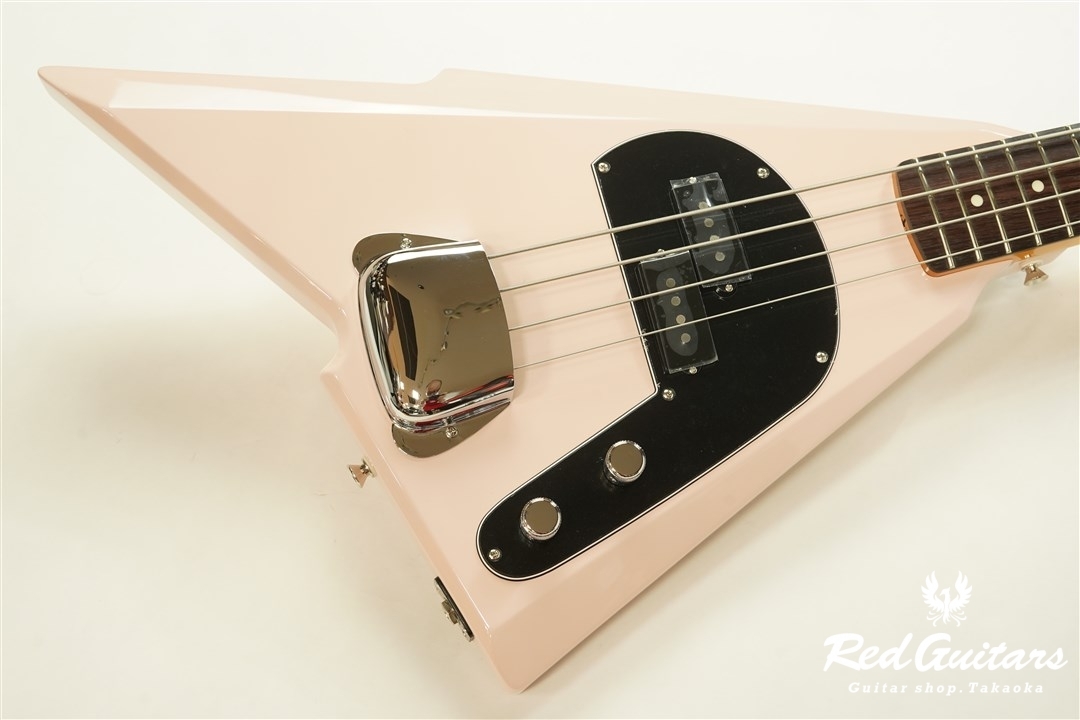 Fender HAMA OKAMOTO FENDER KATANA BASS - Shell Pink | Red